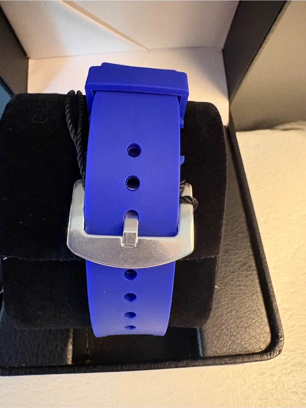 AJ Brand Blue Crystal Accent Sport Watch